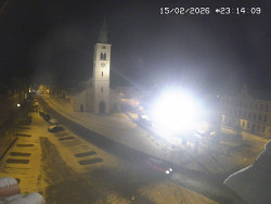 Náměstí, koste sv. Markéty