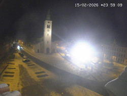 Náměstí, koste sv. Markéty