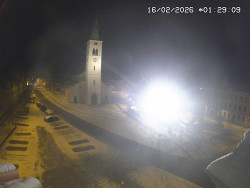 Náměstí, koste sv. Markéty