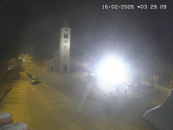 Náměstí, koste sv. Markéty