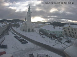 Náměstí, koste sv. Markéty