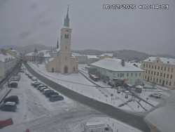 Náměstí, koste sv. Markéty