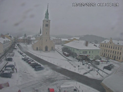 Náměstí, koste sv. Markéty