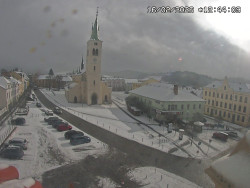 Náměstí, koste sv. Markéty