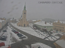 Náměstí, koste sv. Markéty