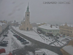 Náměstí, koste sv. Markéty