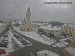 Náměstí, koste sv. Markéty