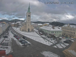 Náměstí, koste sv. Markéty