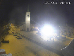 Náměstí, koste sv. Markéty