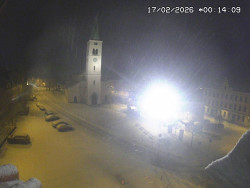 Náměstí, koste sv. Markéty