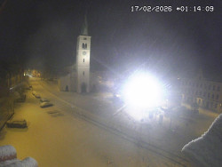 Náměstí, koste sv. Markéty