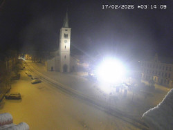 Náměstí, koste sv. Markéty