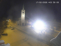 Náměstí, koste sv. Markéty