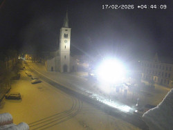 Náměstí, koste sv. Markéty