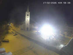 Náměstí, koste sv. Markéty