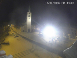 Náměstí, koste sv. Markéty