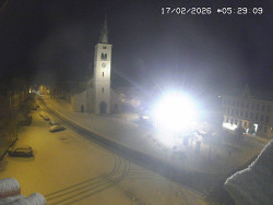 Náměstí, koste sv. Markéty