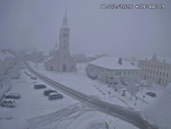 Náměstí, koste sv. Markéty