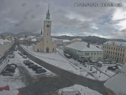 Náměstí, koste sv. Markéty