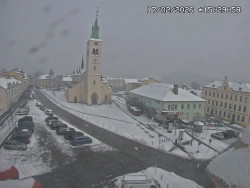 Náměstí, koste sv. Markéty