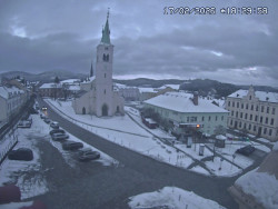 Náměstí, koste sv. Markéty