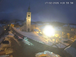 Náměstí, koste sv. Markéty