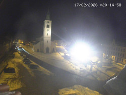 Náměstí, koste sv. Markéty