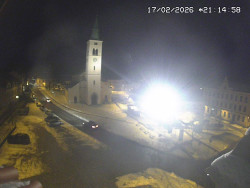 Náměstí, koste sv. Markéty