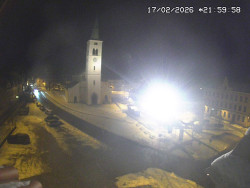 Náměstí, koste sv. Markéty