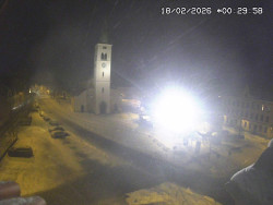 Náměstí, koste sv. Markéty