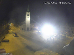 Náměstí, koste sv. Markéty