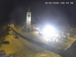 Náměstí, koste sv. Markéty