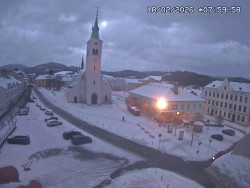 Náměstí, koste sv. Markéty