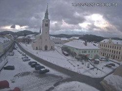 Náměstí, koste sv. Markéty