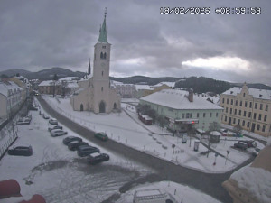 Město Kašperské Hory - Náměstí, koste sv. Markéty - 18.2.2026 v 08:00 Město Kašperské Hory - Náměstí, koste sv. Markéty - 18.2.2026 v 08:00
