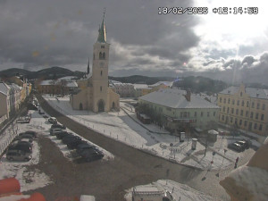 Město Kašperské Hory - Náměstí, koste sv. Markéty - 18.2.2026 v 11:15 Město Kašperské Hory - Náměstí, koste sv. Markéty - 18.2.2026 v 11:15