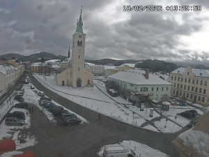 Město Kašperské Hory - Náměstí, koste sv. Markéty - 18.2.2026 v 12:30 Město Kašperské Hory - Náměstí, koste sv. Markéty - 18.2.2026 v 12:30