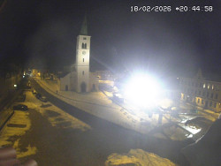 Náměstí, koste sv. Markéty