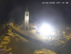 Náměstí, koste sv. Markéty