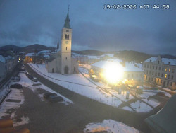 Náměstí, koste sv. Markéty