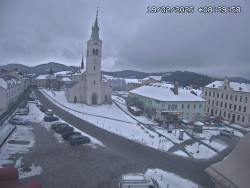 Náměstí, koste sv. Markéty