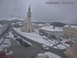 Náměstí, koste sv. Markéty