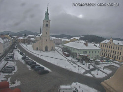 Náměstí, koste sv. Markéty