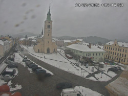 Náměstí, koste sv. Markéty