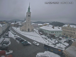 Náměstí, koste sv. Markéty