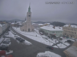 Náměstí, koste sv. Markéty