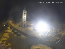 Náměstí, koste sv. Markéty