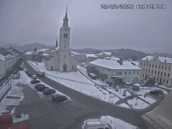 Náměstí, koste sv. Markéty