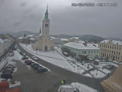 Náměstí, koste sv. Markéty