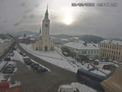 Náměstí, koste sv. Markéty